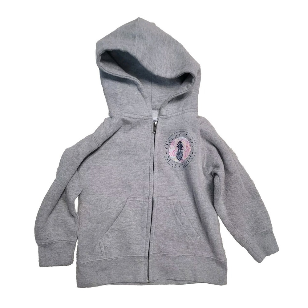 Too Cool Hoodie  Girls  5-6 Ocean City Maryland  Gray